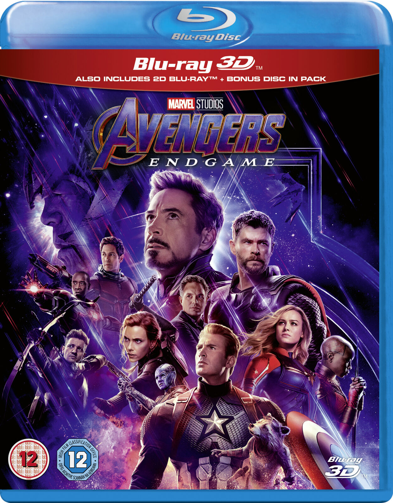 Avengers: Endgame (Blu-ray) Benedict Cumberbatch Brie Larson Tom Holland