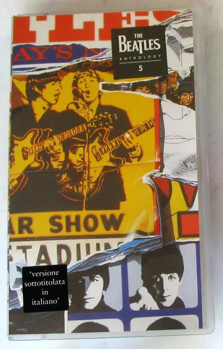 THE BEATLES ANTHOLOGY VOL.5 -  VHS Nuova Never Unplayed,No Sealed,Non Sigillata