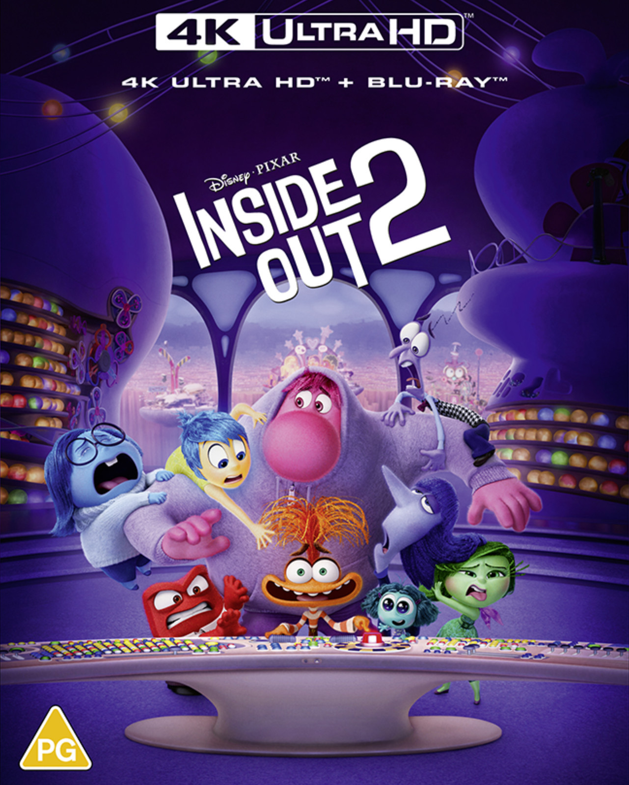 Disney Pixar's Inside Out 2 (4K UHD Blu-ray) Amy Poehler Kensington Tallman