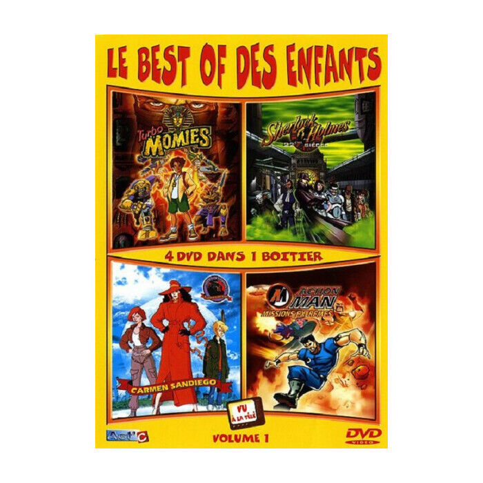 Turbo Mummia/Holmes/Carmen Sandiego/Action Man Cofanetto DVD Nuova
