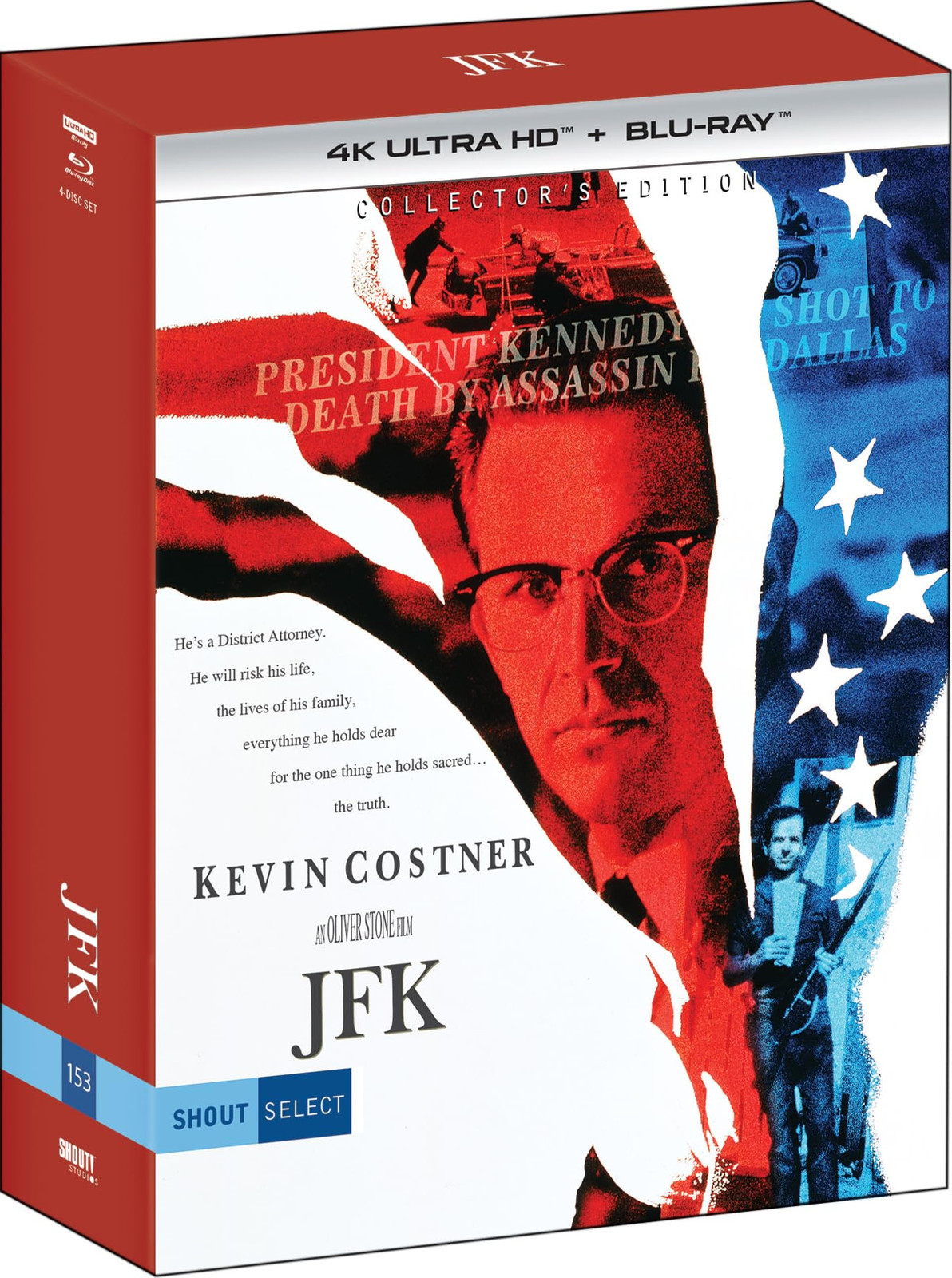 JFK - Collector's Edition 4K Ultra HD + Blu-ray (4K UHD Blu-ray) Kevin Costner