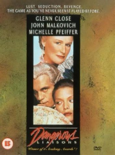 Dangerous Liaisons (1988) (DVD) Glenn Close John Malkovich Keanu Reeves