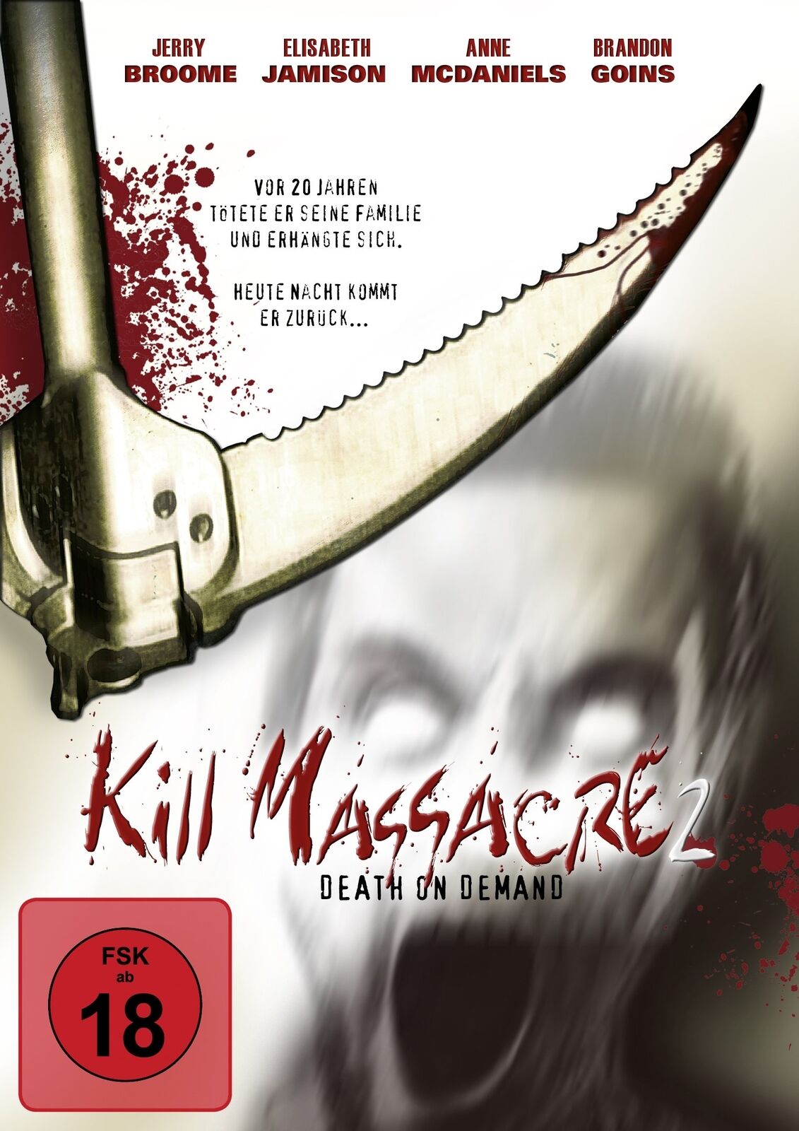 Kill Massacre 2 (DVD) Jerry Broome Elisabeth Jamison Brandon Goins