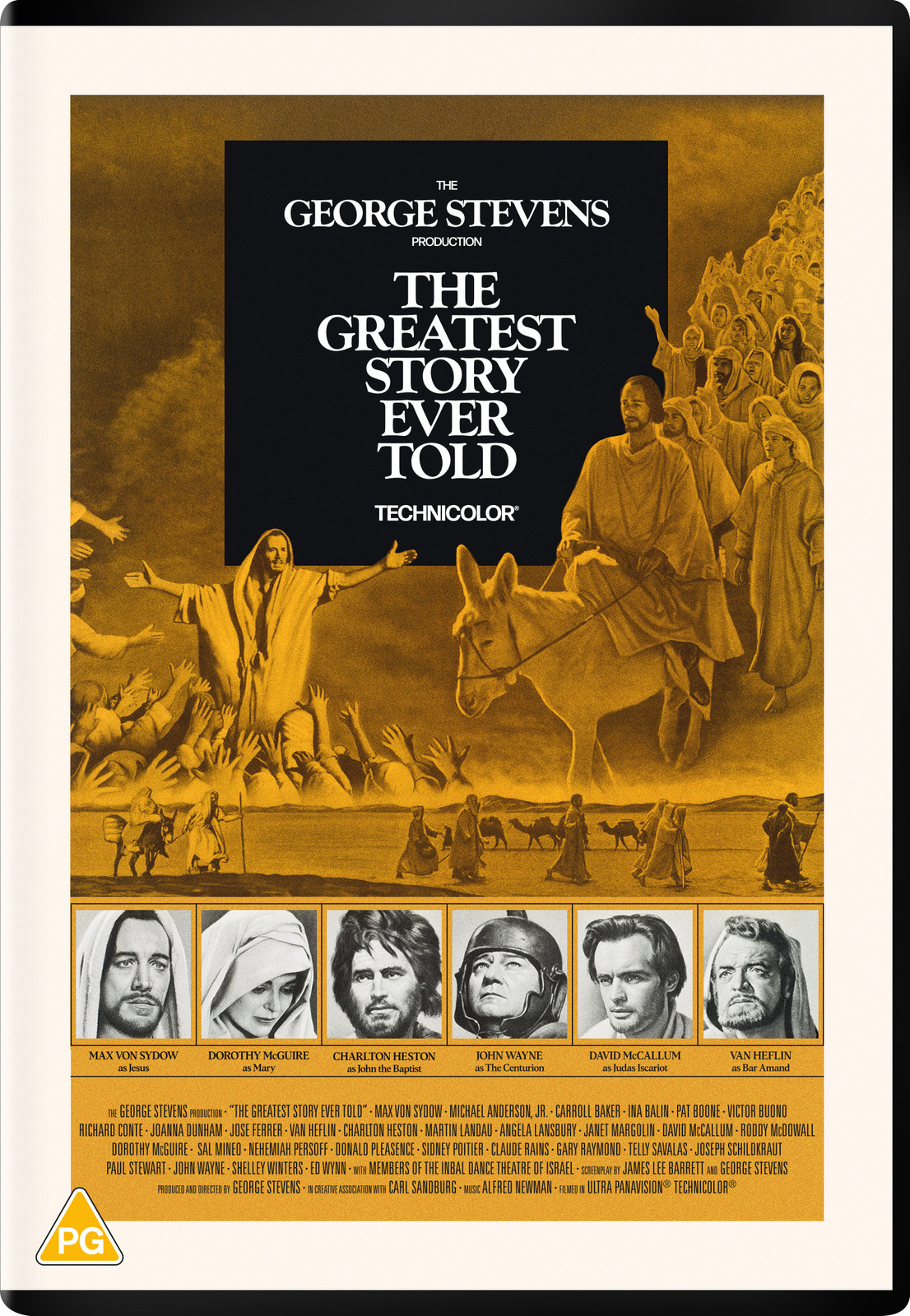 The Greatest Story Ever Told (DVD) Victor Buono Dorothy McGuire Roddy McDowall