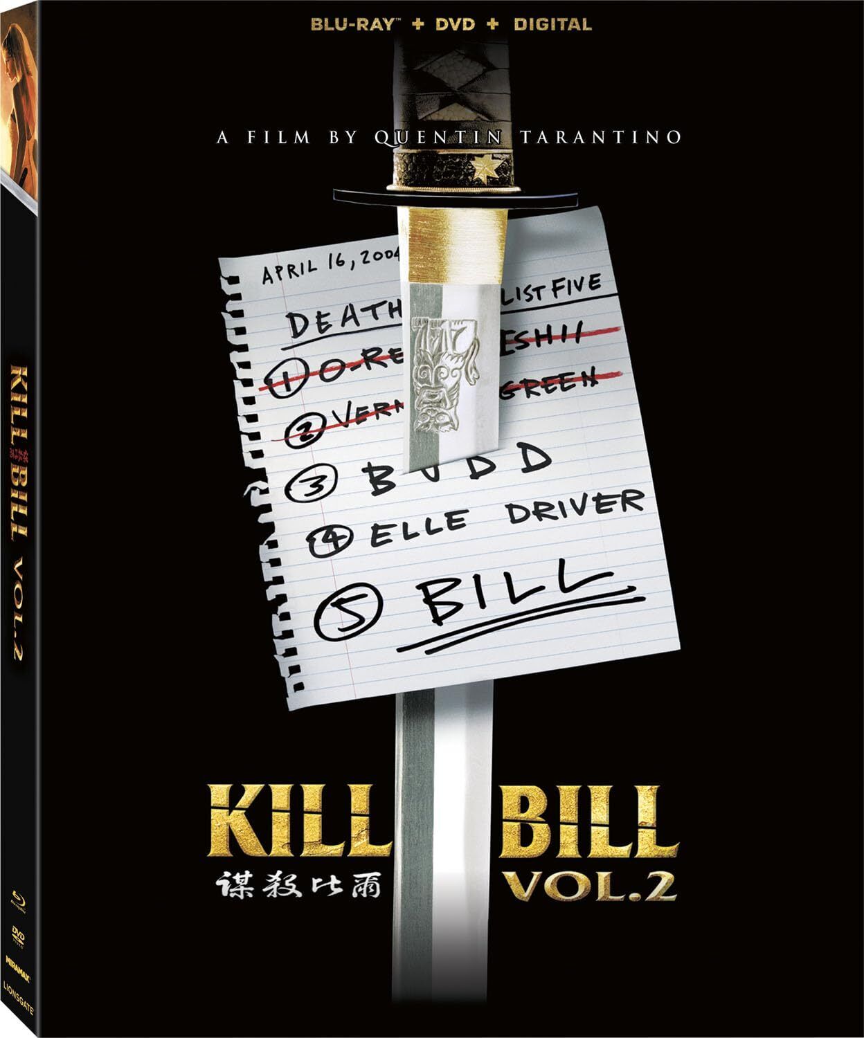 Kill Bill: Volume 2 (Blu-ray) Uma Thurman Lucy Liu