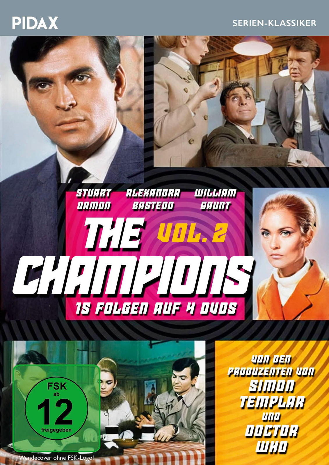 The Champions, Vol. 2 / Weitere 15 Folgen der preisgekrönten Sci-Fi-Agente (DVD)