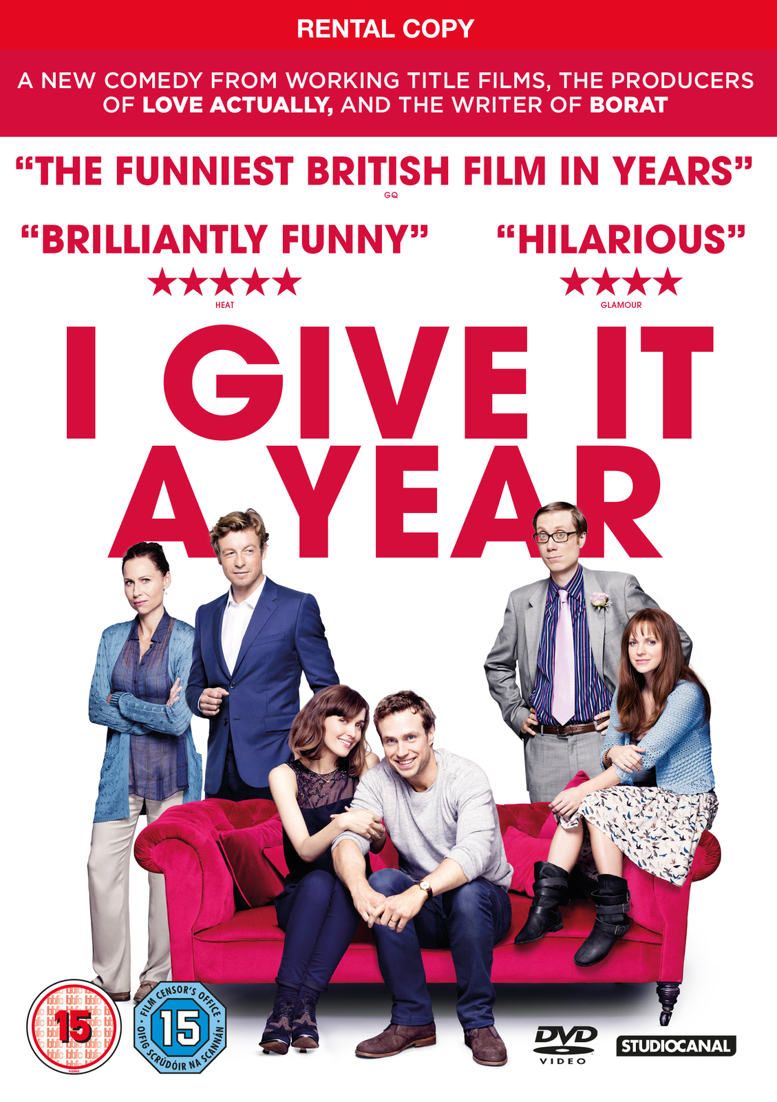 I Give It a Year (DVD) Lee Asquith-Coe Rafe Spall Simon Baker Olivia Colman