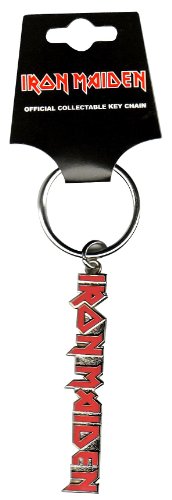 Portachiavi Iron Maiden Logo (Rosso)
