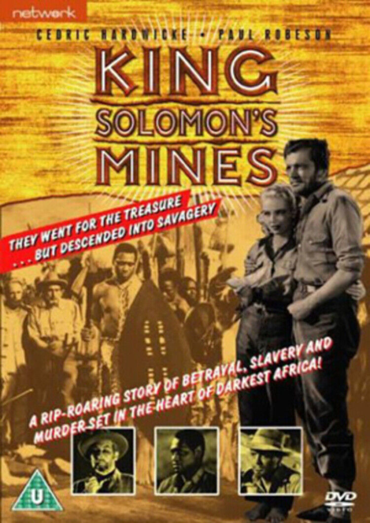 King Solomon's Mines (DVD) Paul Robeson Cedric Hardwicke Roland Young Anna Lee