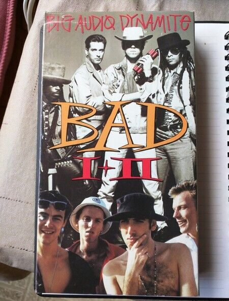Big Audio Dynamite – BAD I & II - VHS,PAL,1982,UNPLAYED,NON SIGILLATA