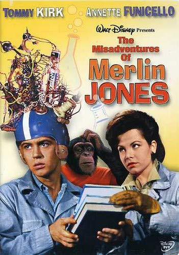 The Misadventures Of Merlin Jones (DVD) Tommy Kirk Annette Funicello Leon Ames