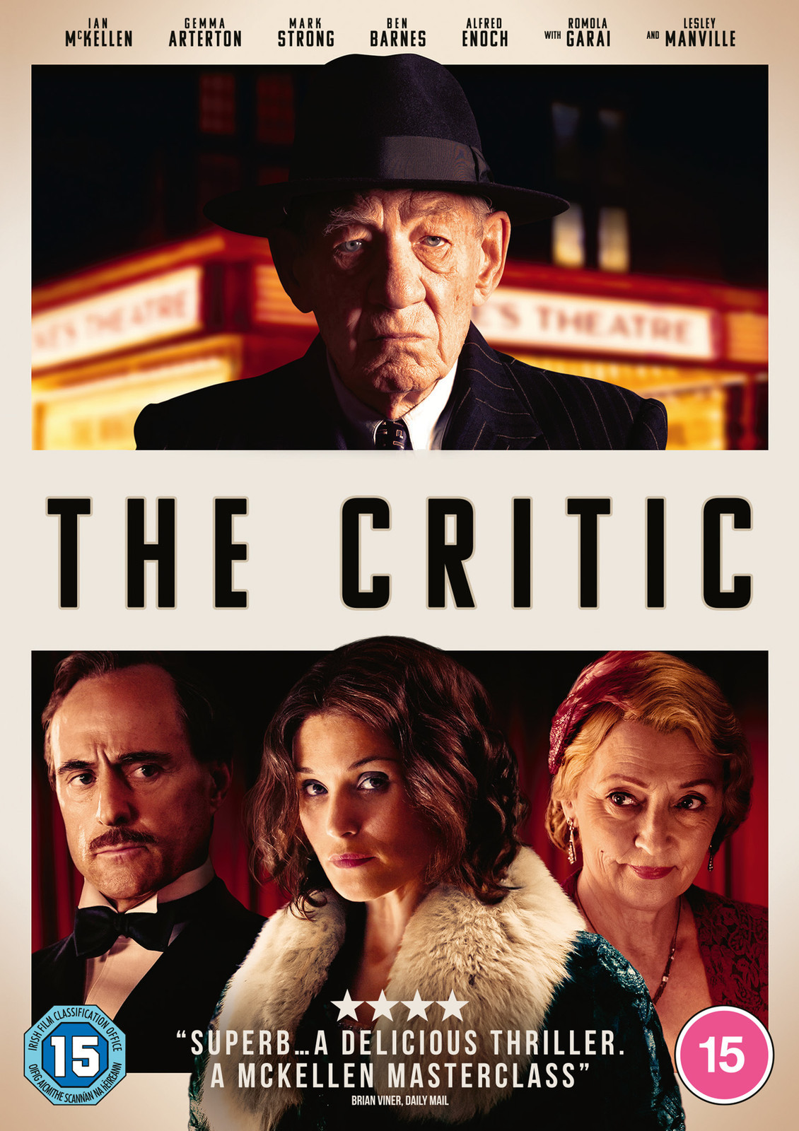 The Critic (DVD) Ben Barnes Gemma Arteton Ian McKellen Lesley Manville