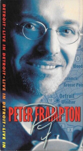 Peter Frampton – Live In Detroit - VHS,PAL,NEW,SEALED,SIGILLATA