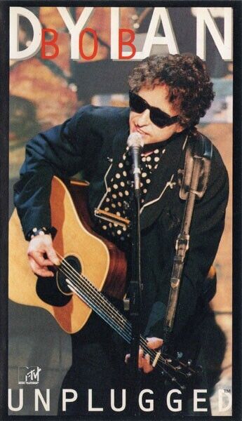 BOB DYLAN - MTV UNPLUGGED 1996- VHS,PAL,NEW,UNPLAYED,NO SEALED,NON SIGILLATA