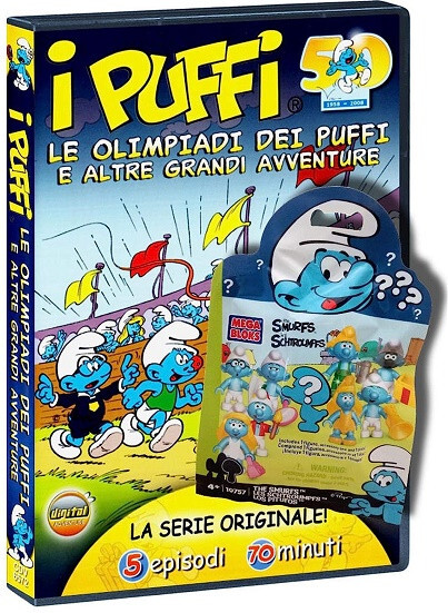 I Puffi - Le Olimpiadi Dei Puffi (1981) DVD + Gadget MiniFigura