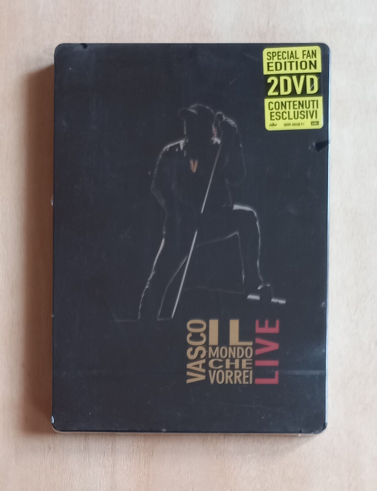2 DVD VASCO ROSSI Il mondo che vorrei Live 2009 Europe EMI Metal Box SIGILLATO
