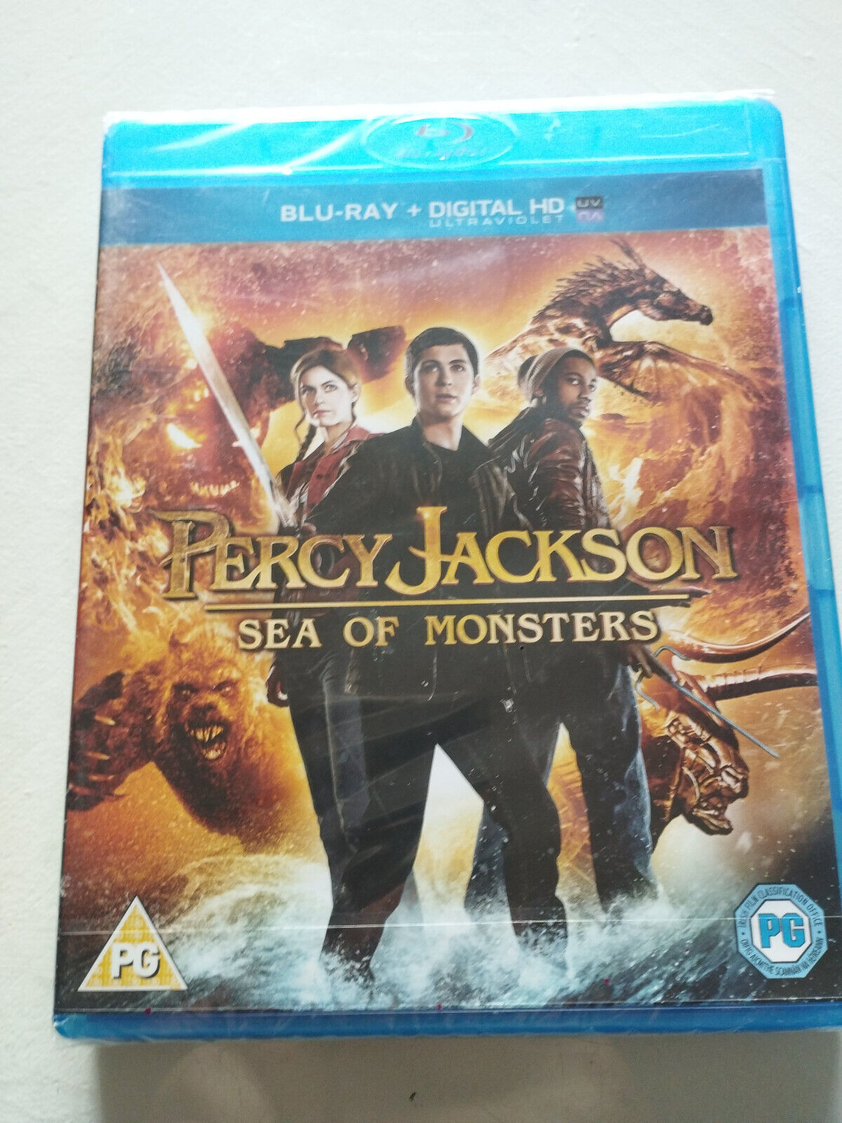 Percy JACKSON Sea Of Monsters - Blu-Ray + HD Digitale Inglese Regione B Nuovo Am