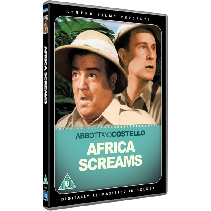 Abbott & Costello Africa Screams DVD Nuova