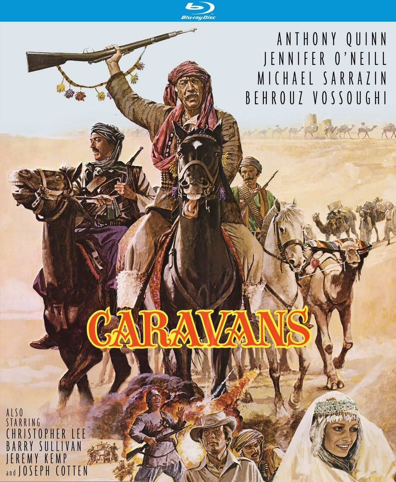 Caravans (Blu-ray) Anthony Quinn Christopher Lee Joseph Cotten