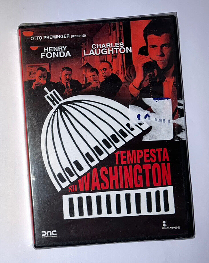 TEMPESTA SU WASHINGTON RARO DVD vendita ITALIA FUORI CATALOGO - SIGILLATO