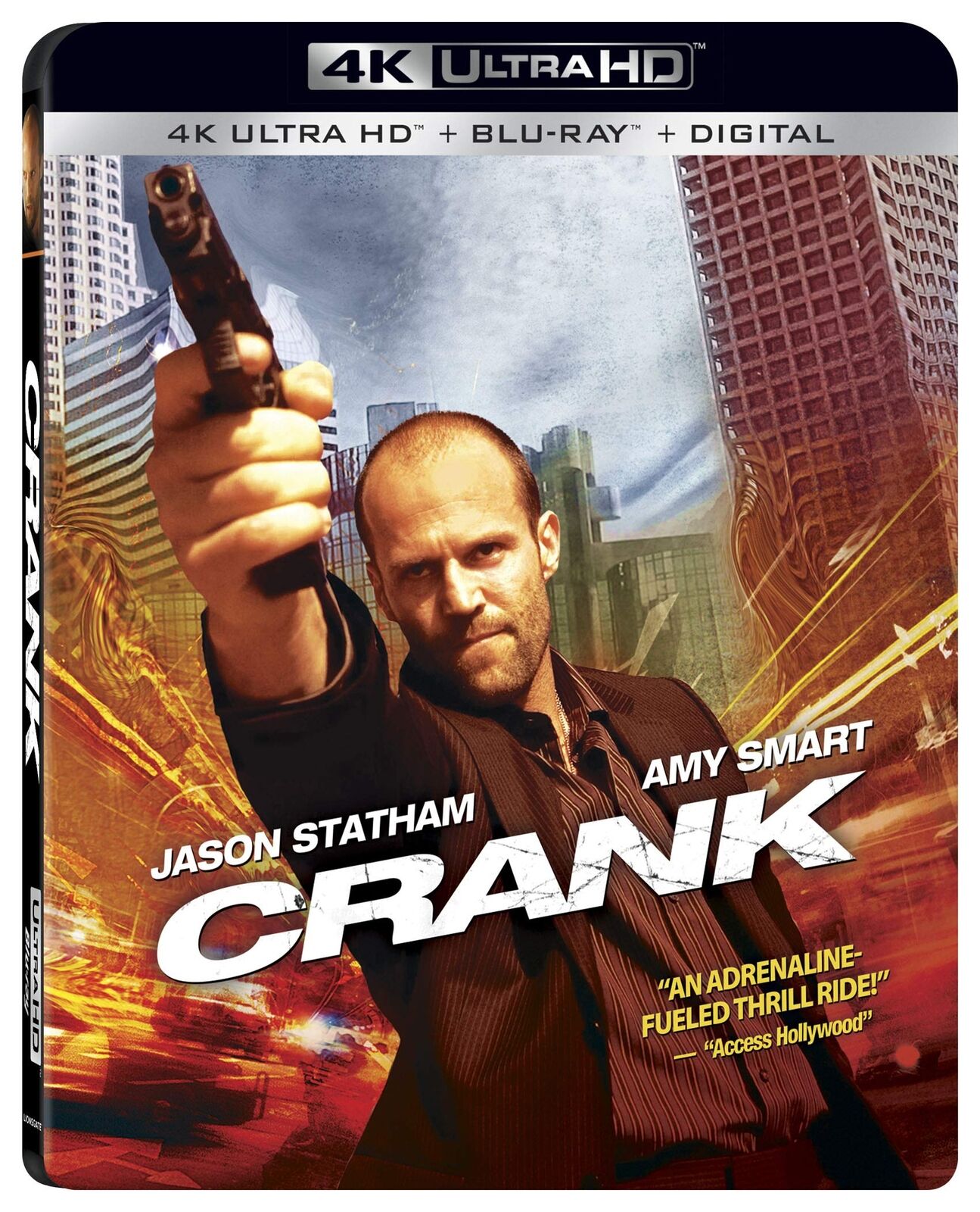 Crank (4K UHD Blu-ray) Jason Statham Amy Smart Efren Ramirez Dwight Yoakam