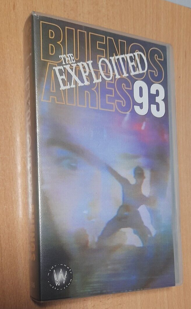 The Exploited – Buenos Aires 93 - VHS,PAL,NEW