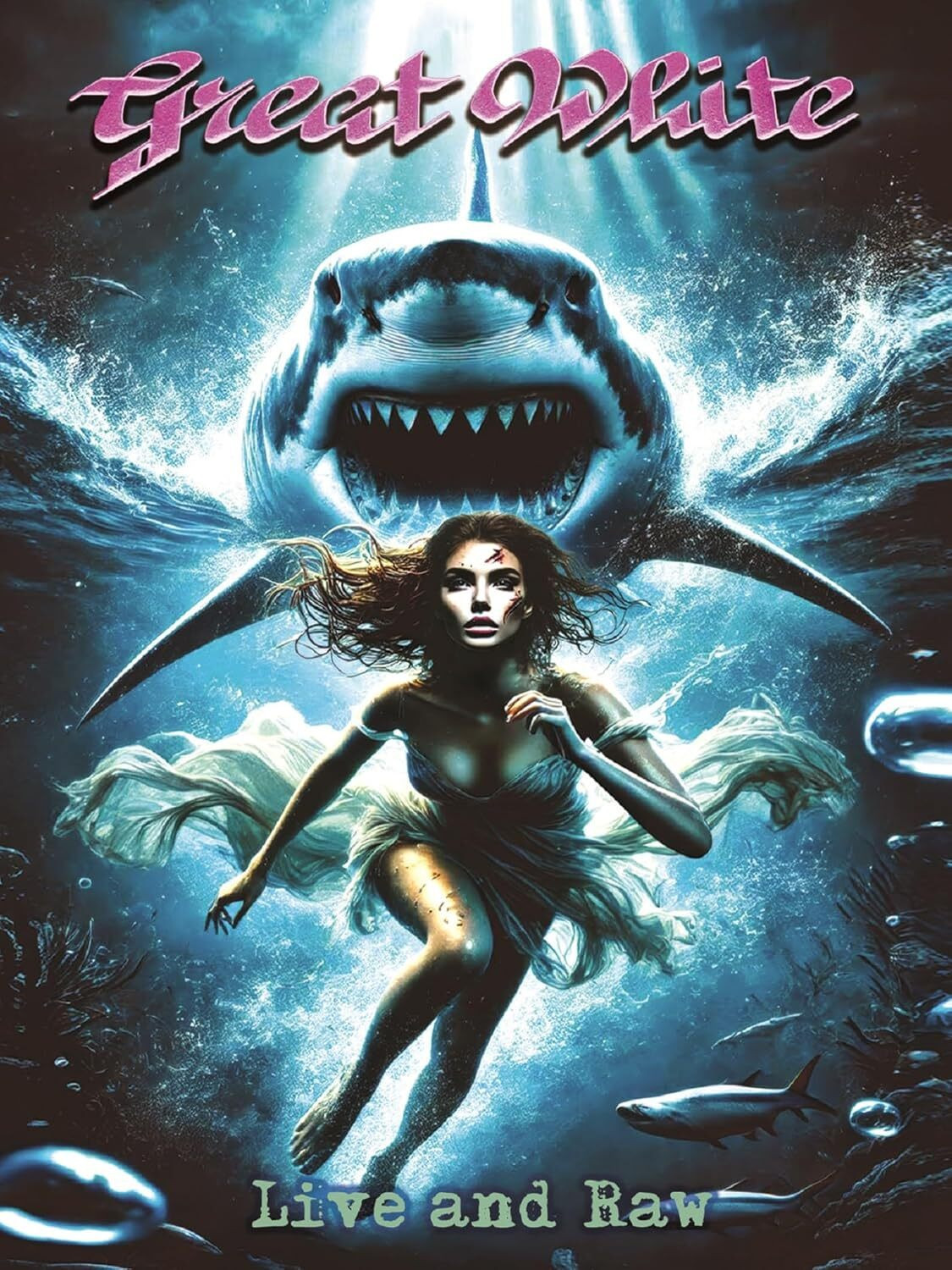 Great White: Live and Raw (DVD) Great White Audie Desbrow Jack Russell