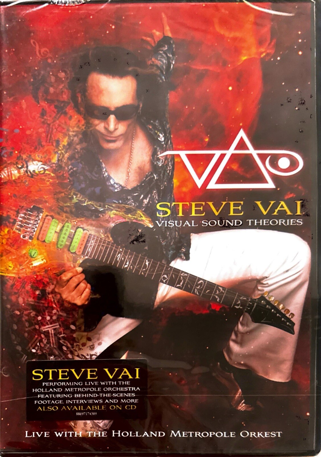 Steve Vai Visual Sound Theories Live DVD 2007 Rare Out Of Print - New Sealed