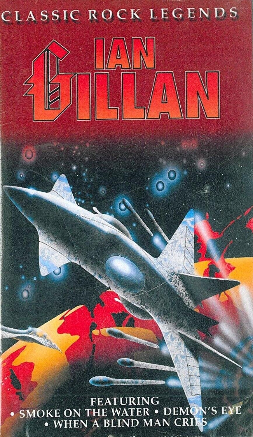 Ian Gillan - Classic Rock Legends- VHS,PAL,NEW,UNPLAYED,NO SEALED