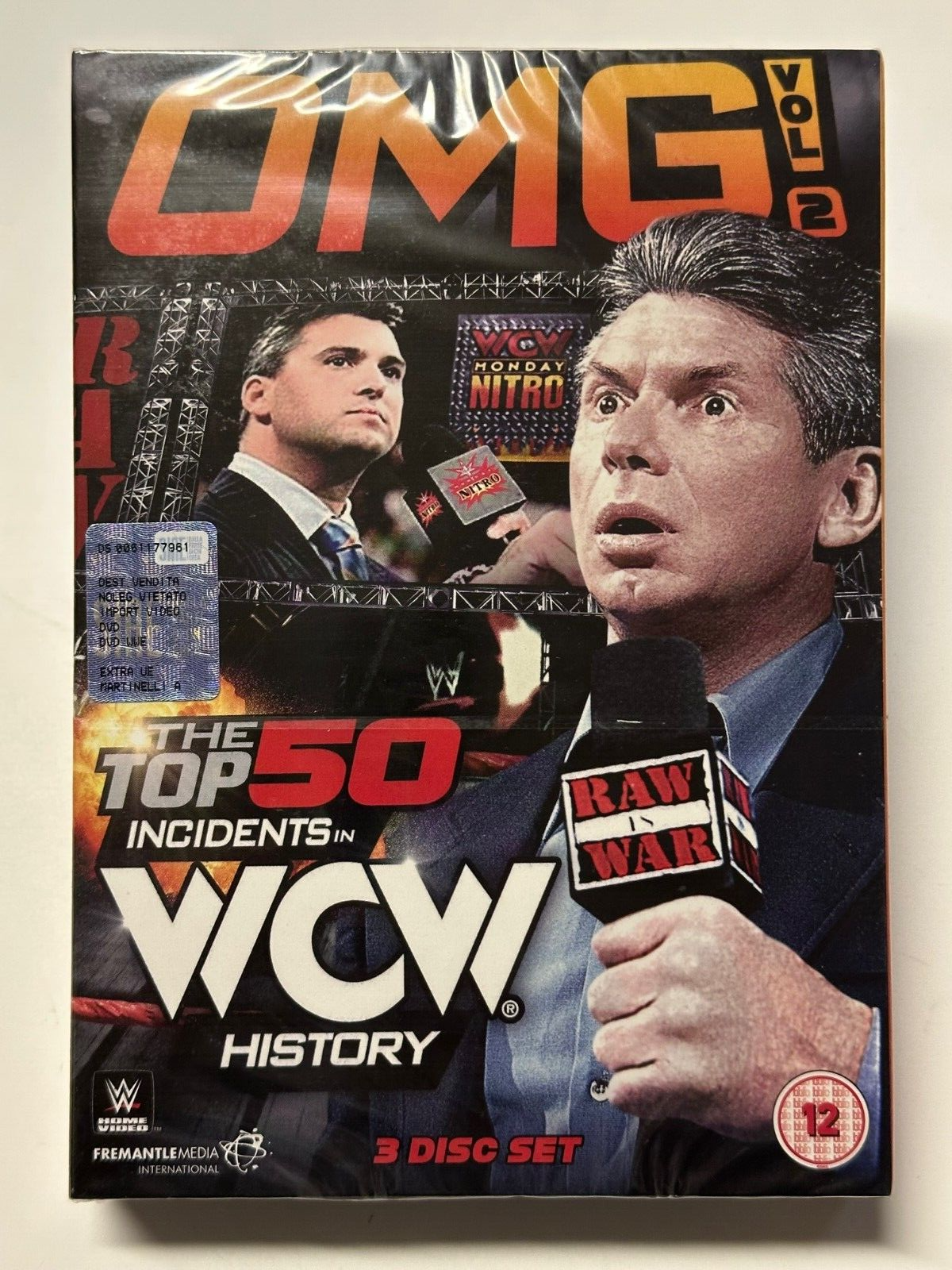 DVD WWE OMG #2: THE TOP 50 INCIDENTS IN WCW HISTORY  FremantleMedia NEW & SEALED