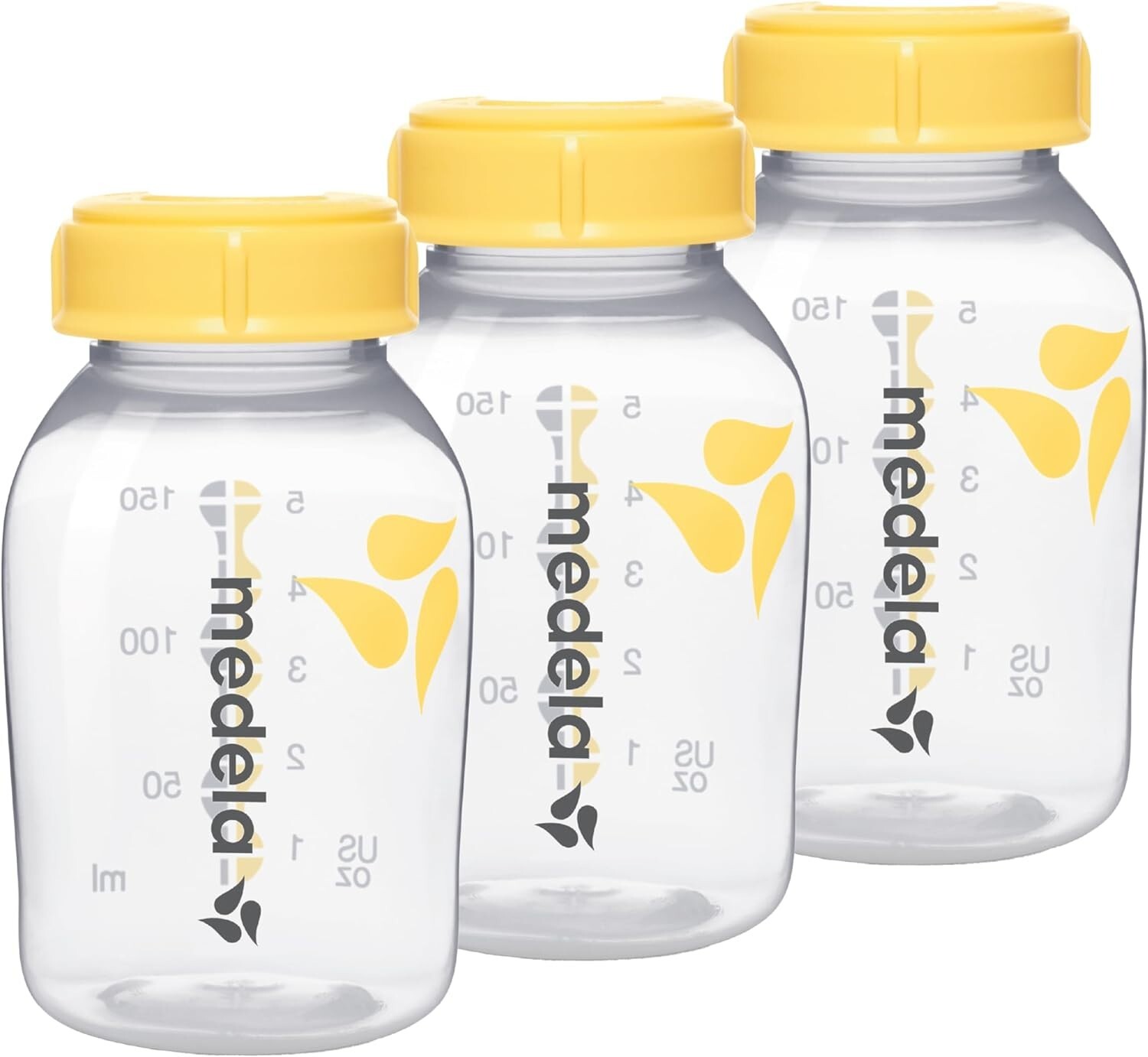 Medela Set Biberon da 150 ml senza BPA, Set con 3 Bottiglie