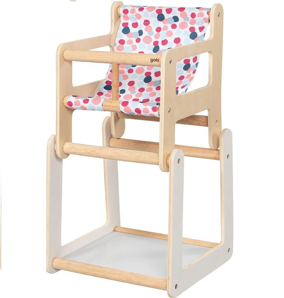 GOKI Highchair Doll Highchair with Table