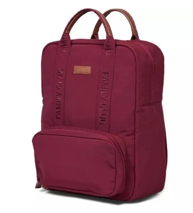 Childhome Zaino Fasciatoio SIGNATURE URBAN BORDEAU Mommy bag