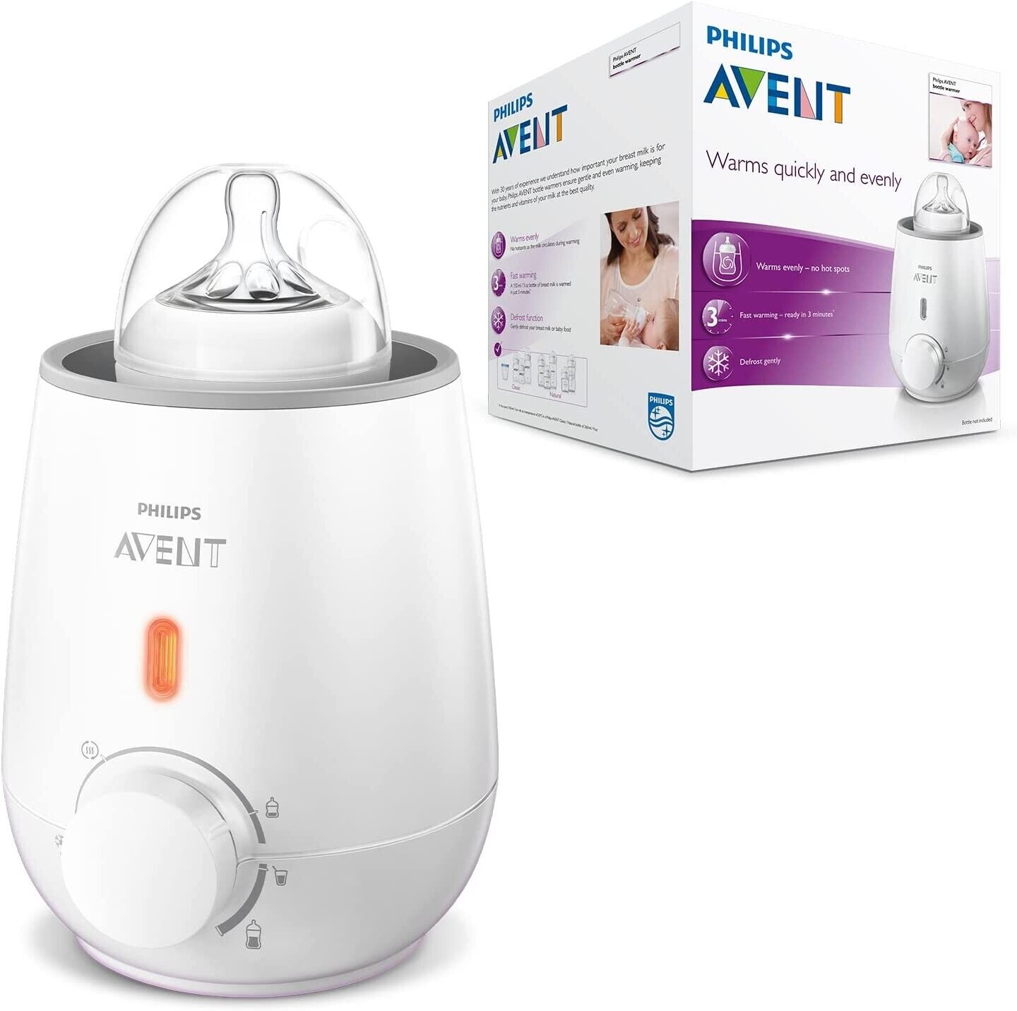 Philips Avent Modello SCF355/00 Scaldabiberon - Scaldapappe Elettrico NUOVO