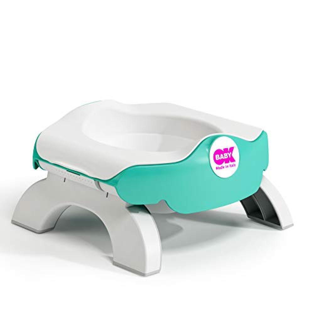 Okbaby Roady 39057240 Vasino e Riduttore WC per Bambini Pieghevole, Si Usa Anche