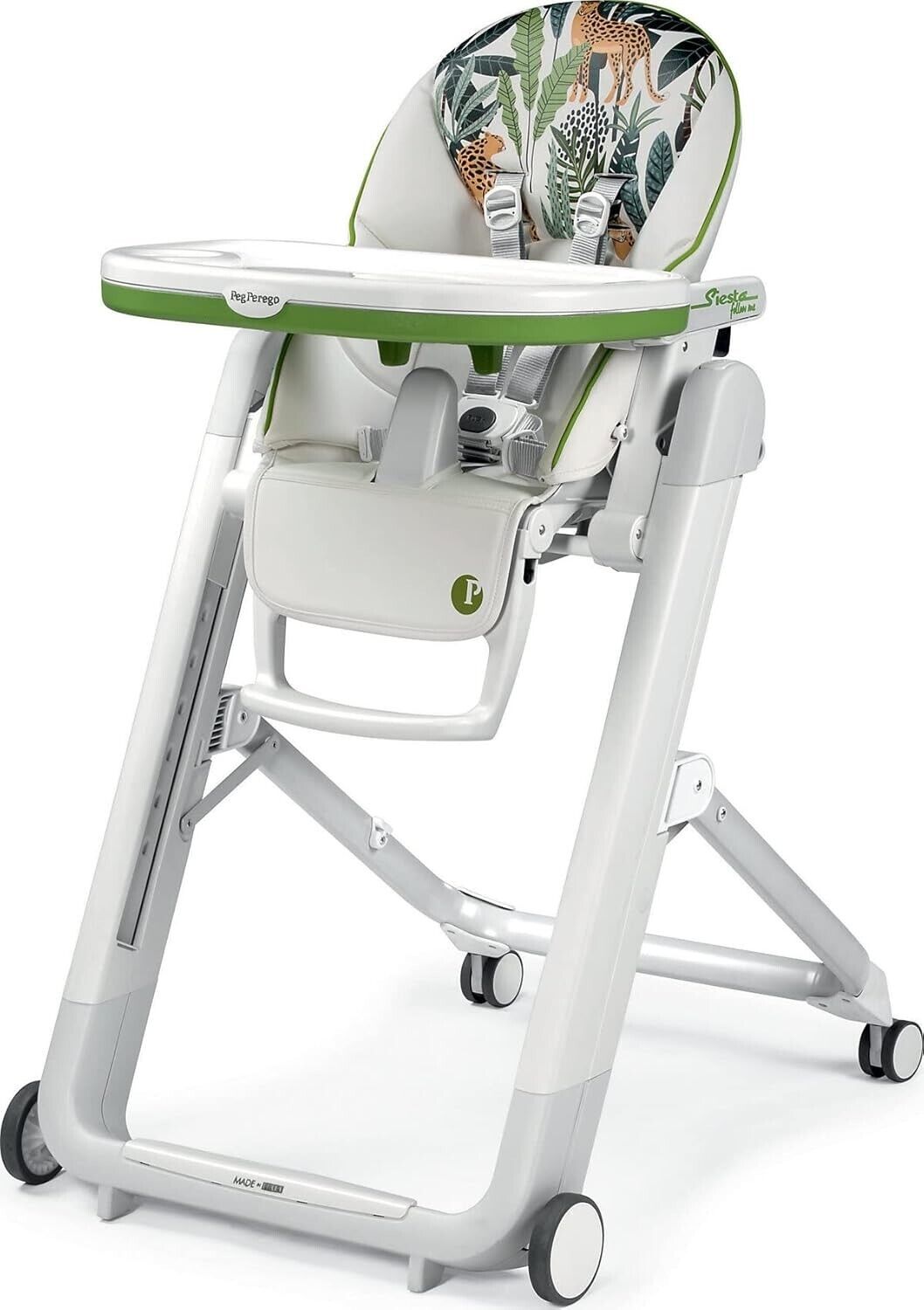 PEG PEREGO Seggiolone Pappa SIESTA FOLLOW ME JAGUARS