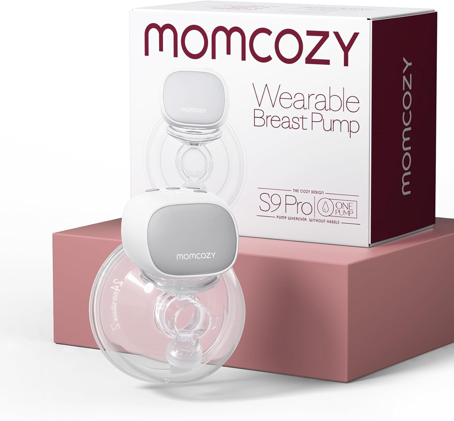 Momcozy S9 Pro Tiralatte Indossabile Aggiornato, Elettrico a Mani Libere con Dis