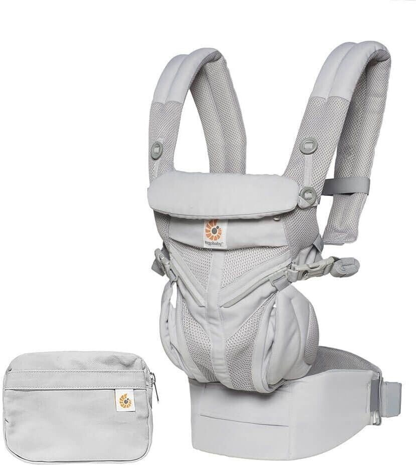Ergobaby Marsupio Front & Back 360 OMNI COOL AIR PEARL GREY Fino a 20 Kg