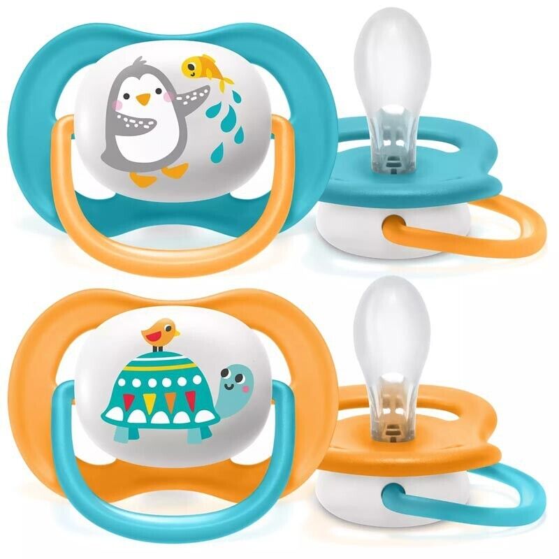 Philips Avent Ultra Air Happy succhietto 6-18 m Ragazzo, 2 pezzi