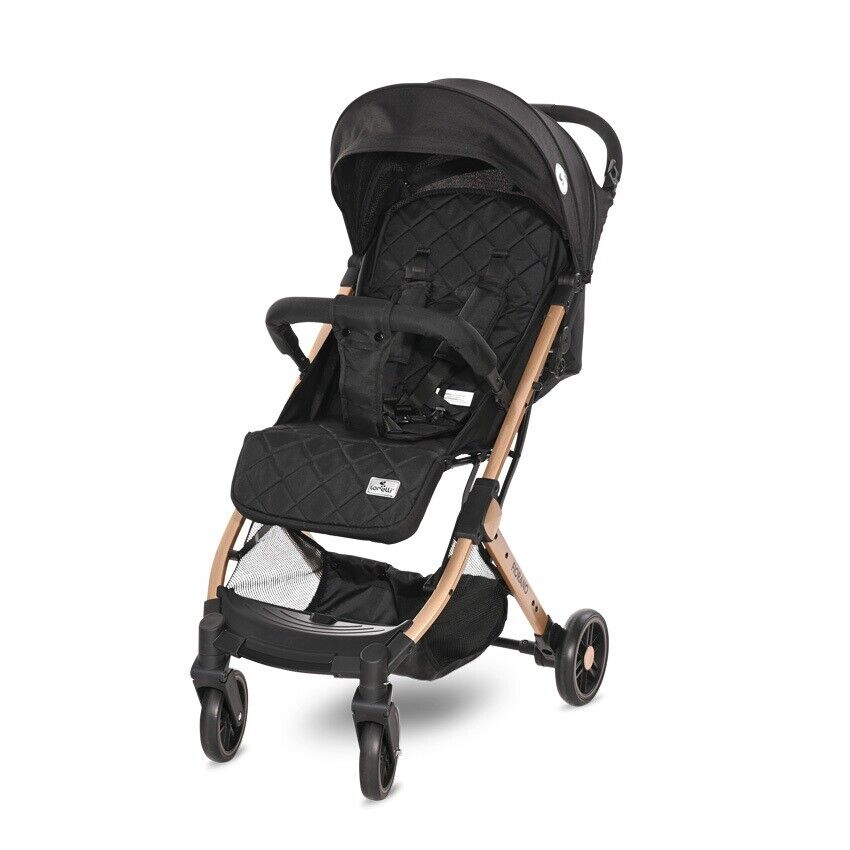 Passeggino Fiorano Black Telaio Oro LORELLI - X41031 GIODICART