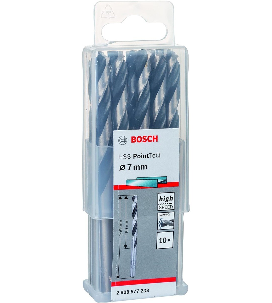 BOSCH - 10 PUNTE PER TRAPANO 7X69X109MM