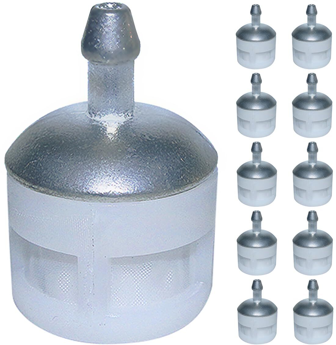 10 Pezzi Filtro Carburante per STIHL HS45 HS56 HS80 HS81 HS82 HS85 HS86 Tagli...