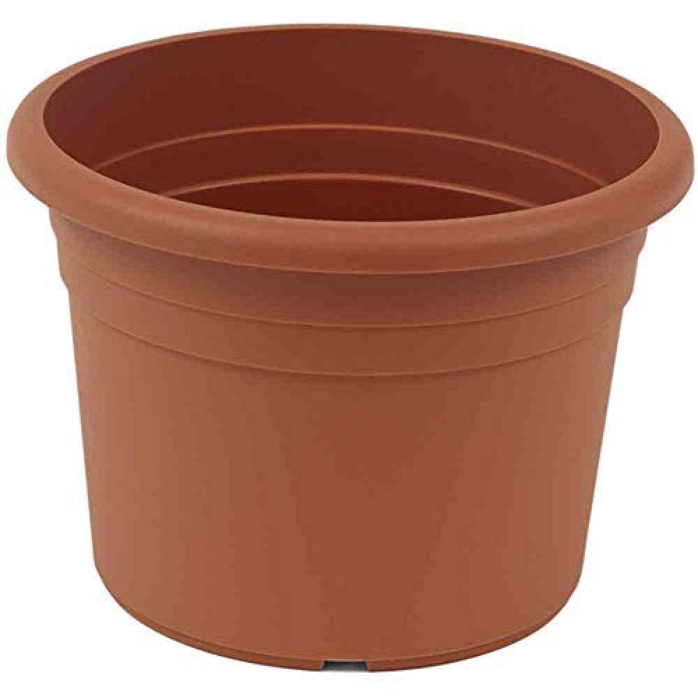 (TG. 35 cm) Siena Garden - Vaso Cilindro Terra, 35 cm - NUOVO