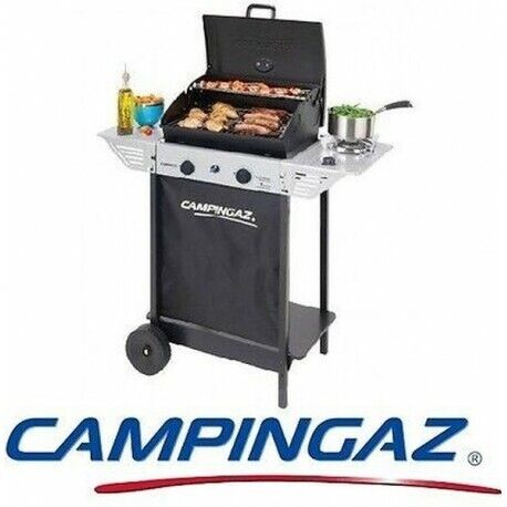 BARBECUE A GAS CAMPINGAZ XPERT100LS+ROCKY CON PIETRA LAVICA FORNELLO GRIGLIA BBQ