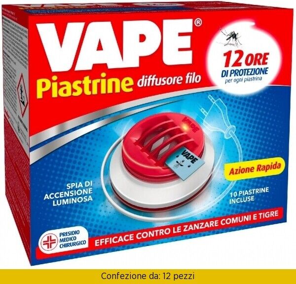 NBrand Elettroemanatore con Filo + 10 Piastrine Pezzi 12 2019435