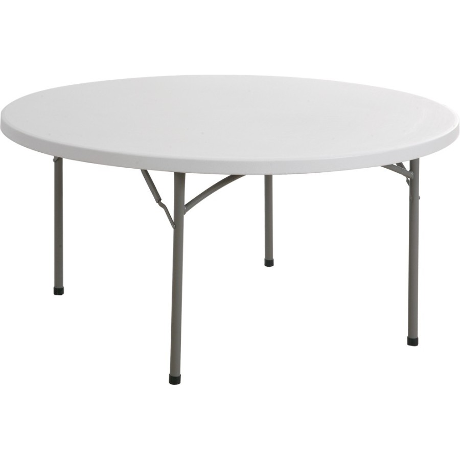 Tavolo tondo con gambe pieghevoli cm 115 x h. 74