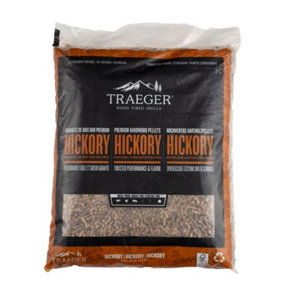 Pellet Hickory Traeger Certificato FSC 9 Kg - PEL345