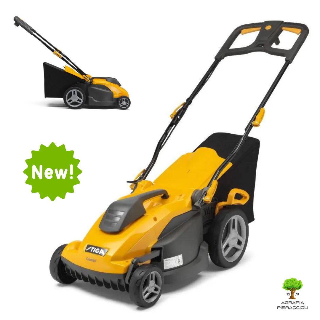 TOSAERBA ELETTRICO STIGA COMBI 340 C 1600W TAGLIO 38cm + KIT MULCHING