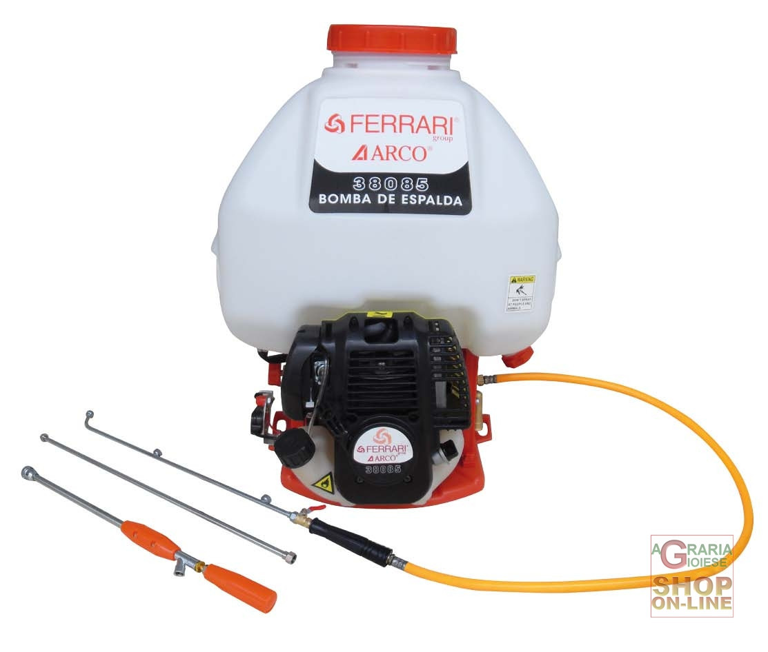 38085 FROGGY POMPA IRRORATRICE A SPALLA A SCOPPIO LT. 25 4 TEMPI