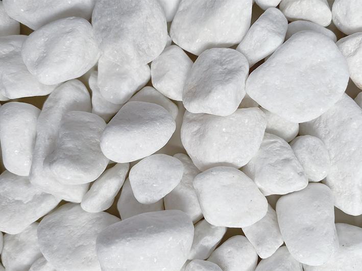 Ciottoli, sassi per giardino, Thassos 30-60 mm (40 sacchi da 25 kg)
